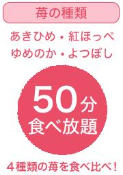 苺の種類 あきひめ 紅ほっぺ ゆめのか